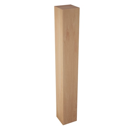 Designs Of Distinction 4" X 29" Sq Leg - Red Oak 01614010AK1